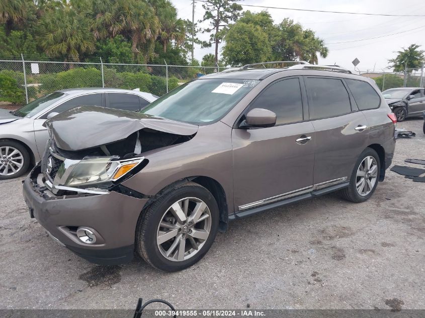 2013 Nissan Pathfinder Platinum VIN: 5N1AR2MN5DC629636 Lot: 39419555