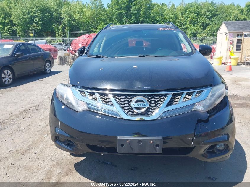 2013 Nissan Murano Le VIN: JN8AZ1MW0DW322644 Lot: 39419576