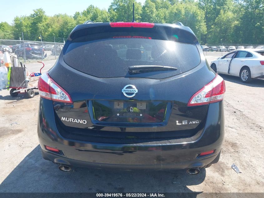 2013 Nissan Murano Le VIN: JN8AZ1MW0DW322644 Lot: 39419576