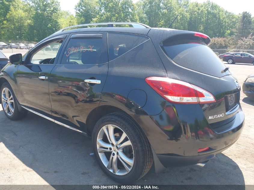 2013 Nissan Murano Le VIN: JN8AZ1MW0DW322644 Lot: 39419576