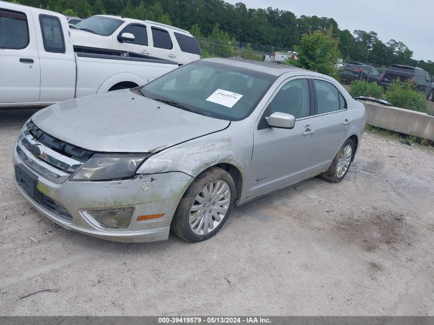 2010 Ford Fusion Hybrid VIN: 3FADP0L31AR336475 Lot: 39419579