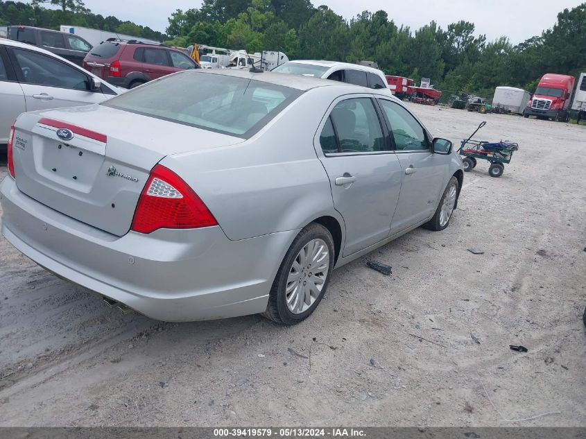 2010 Ford Fusion Hybrid VIN: 3FADP0L31AR336475 Lot: 39419579