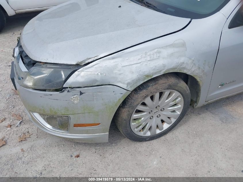 2010 Ford Fusion Hybrid VIN: 3FADP0L31AR336475 Lot: 39419579