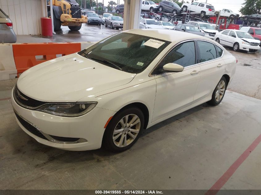 2015 Chrysler 200 Limited VIN: 1C3CCCAB0FN622569 Lot: 39419585