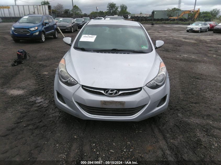 2013 Hyundai Elantra Gls VIN: 5NPDH4AE7DH362993 Lot: 39419587