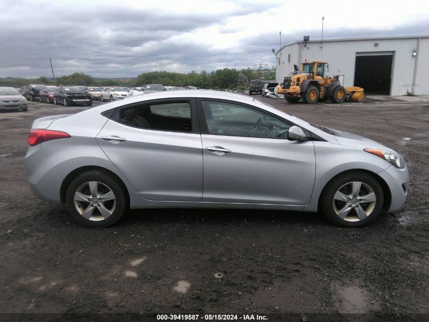 2013 Hyundai Elantra Gls VIN: 5NPDH4AE7DH362993 Lot: 39419587