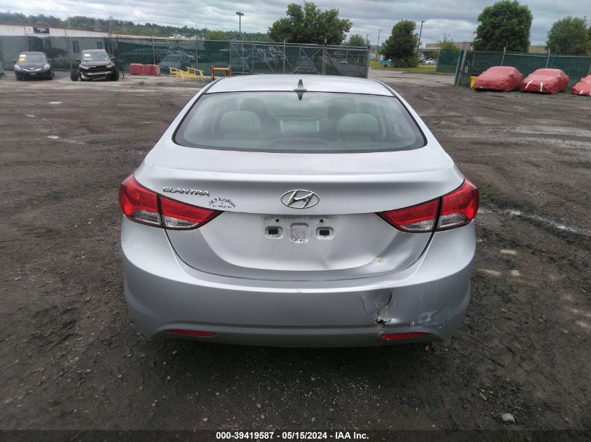 2013 Hyundai Elantra Gls VIN: 5NPDH4AE7DH362993 Lot: 39419587