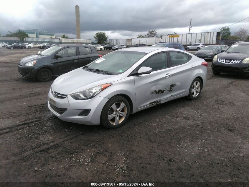 2013 Hyundai Elantra Gls VIN: 5NPDH4AE7DH362993 Lot: 39419587