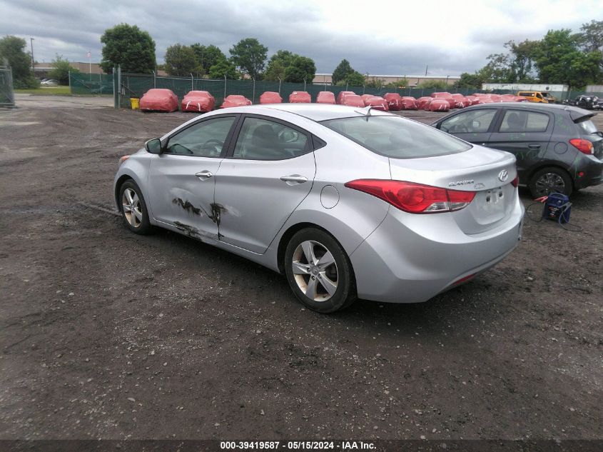 2013 Hyundai Elantra Gls VIN: 5NPDH4AE7DH362993 Lot: 39419587