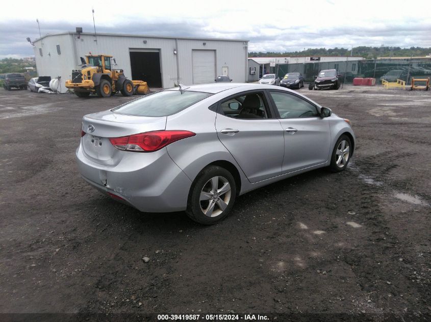 2013 Hyundai Elantra Gls VIN: 5NPDH4AE7DH362993 Lot: 39419587