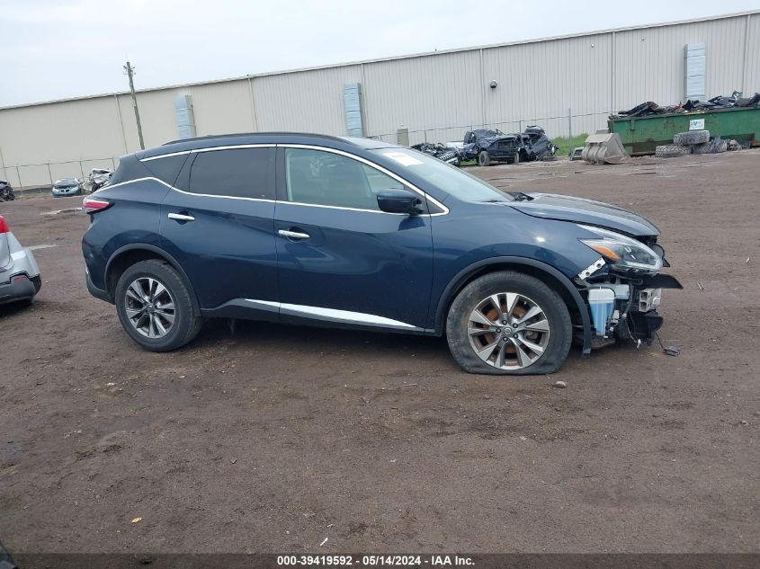 2018 Nissan Murano Sv VIN: 5N1AZ2MG3JN104043 Lot: 39419592