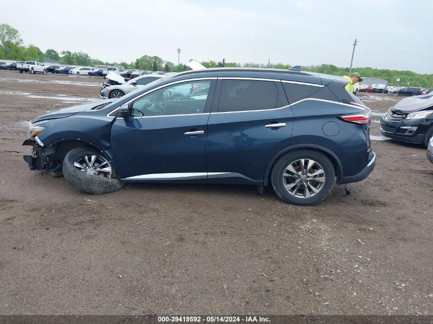 2018 Nissan Murano Sv VIN: 5N1AZ2MG3JN104043 Lot: 39419592