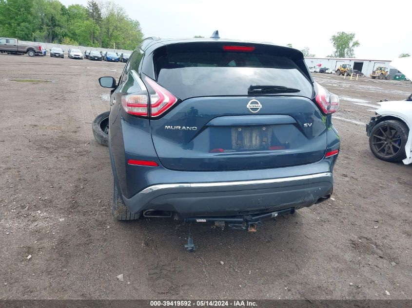 2018 Nissan Murano Sv VIN: 5N1AZ2MG3JN104043 Lot: 39419592