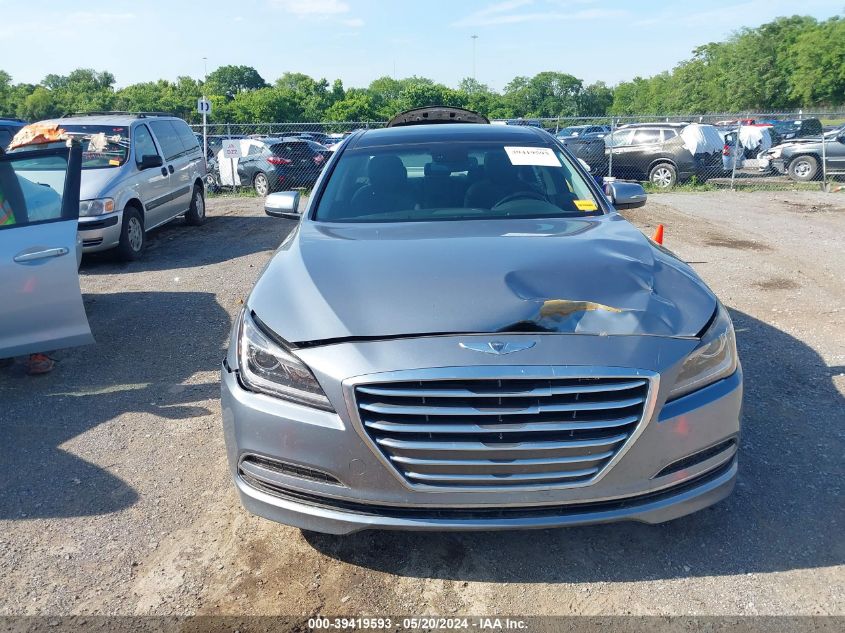 2015 Hyundai Genesis 3.8 VIN: KMHGN4JE0FU057006 Lot: 39419593