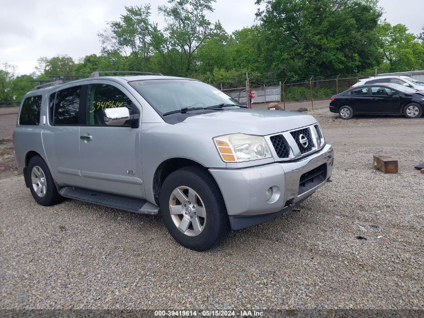 2005 Nissan Armada Se/Le VIN: 5N1AA08B55N732573 Lot: 39419614