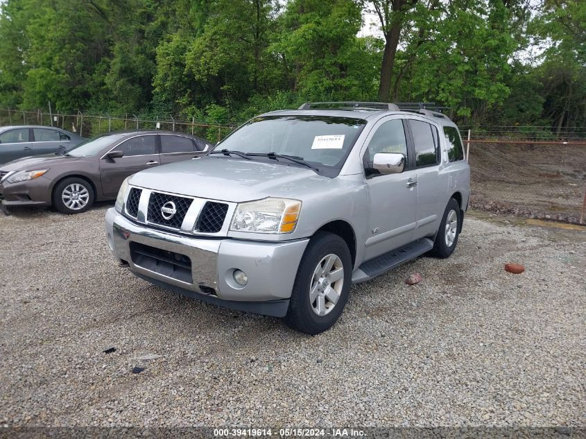 2005 Nissan Armada Se/Le VIN: 5N1AA08B55N732573 Lot: 39419614