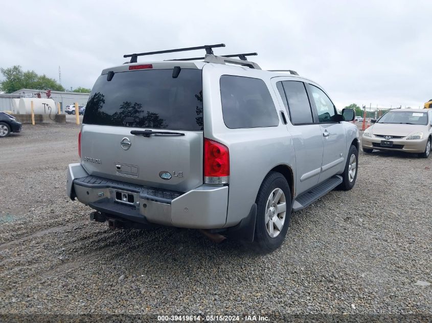 2005 Nissan Armada Se/Le VIN: 5N1AA08B55N732573 Lot: 39419614