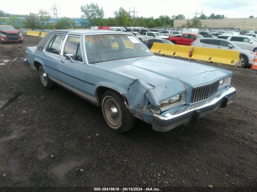 1987 Mercury Grand Marquis Ls VIN: 2MEBM75FXHX680004 Lot: 39419619