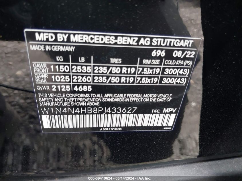 2023 MERCEDES-BENZ GLA 250 4MATIC - W1N4N4HB8PJ433627