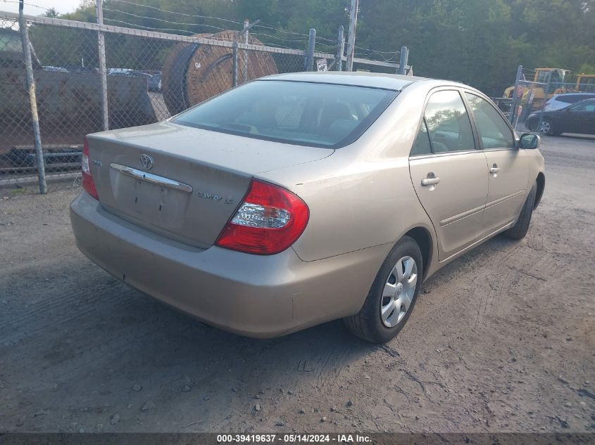 2004 Toyota Camry Le/Xle/Se VIN: 4T1BE32K44U263371 Lot: 39419637