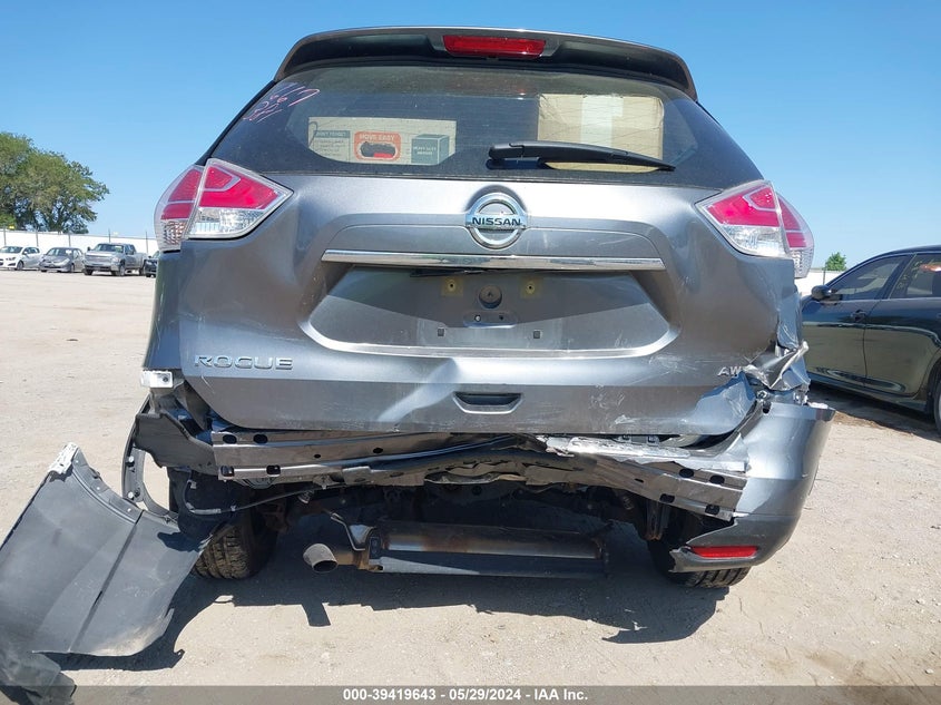 2015 Nissan Rogue S VIN: KNMAT2MV1FP502948 Lot: 39419643
