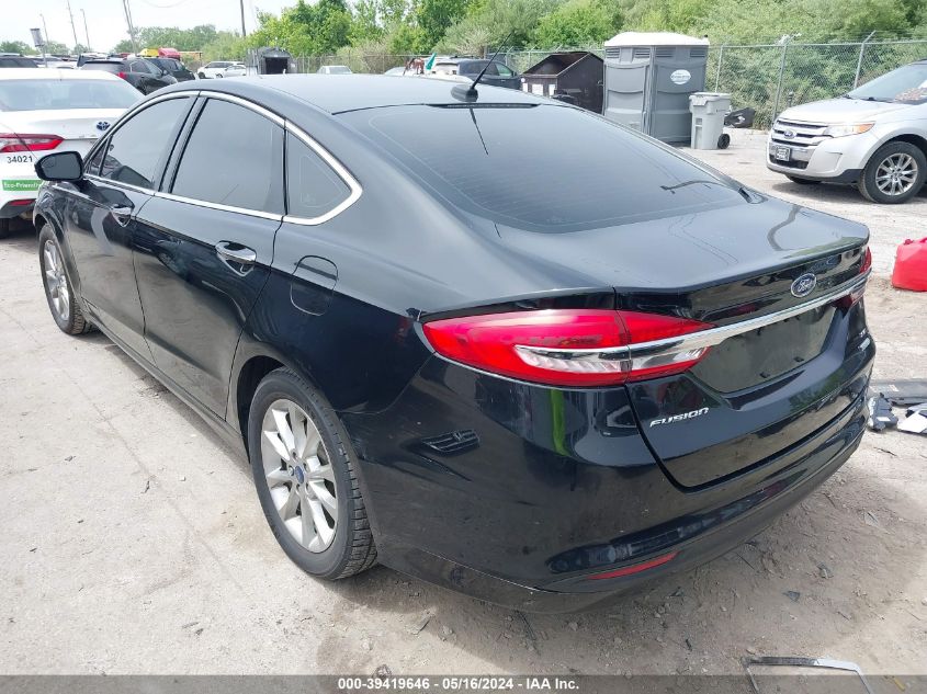 2017 Ford Fusion Se VIN: 3FA6P0HD9HR174163 Lot: 39419646