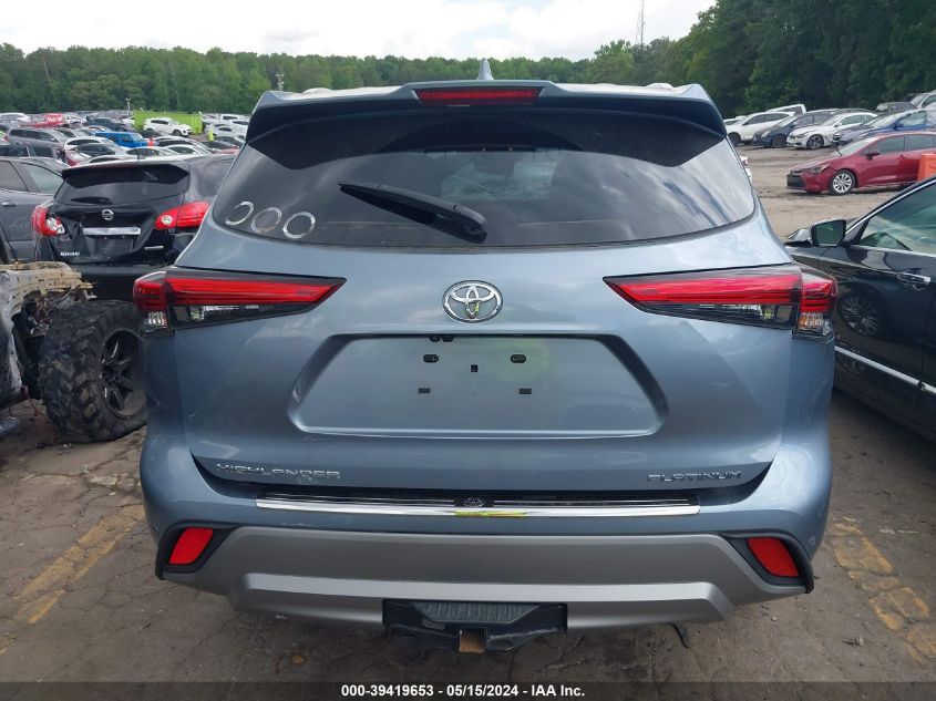 2023 Toyota Highlander Platinum VIN: 5TDKDRAH9PS508741 Lot: 39419653