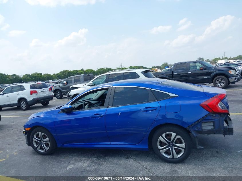 2016 Honda Civic Lx VIN: 19XFC2F5XGE040104 Lot: 39419671