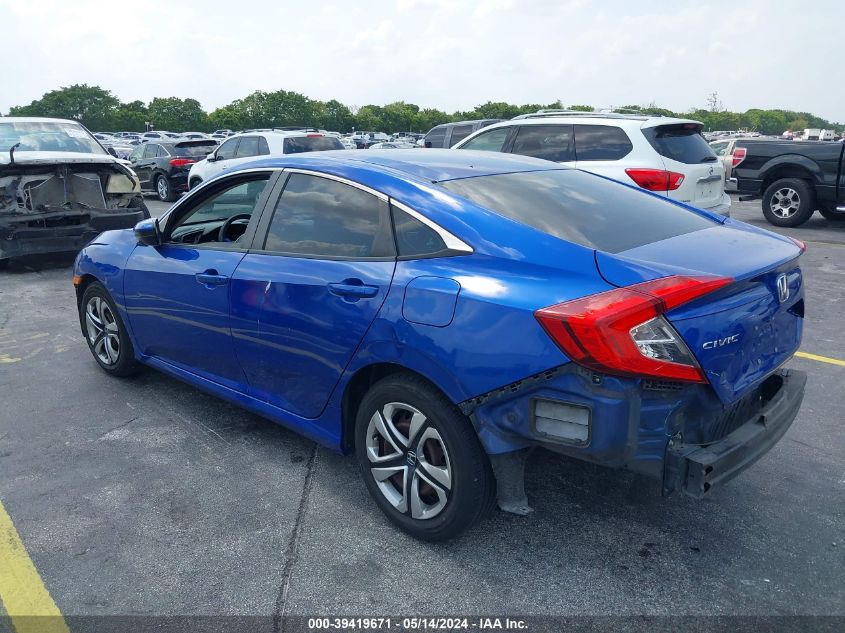 2016 Honda Civic Lx VIN: 19XFC2F5XGE040104 Lot: 39419671