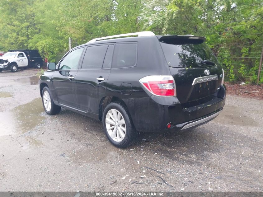 2010 Toyota Highlander Hybrid Limited VIN: JTEJW3EH9A0000000 Lot: 39419682