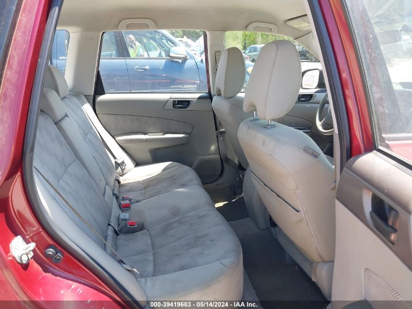 2010 Subaru Forester 2.5X VIN: JF2SH6BC6AG765106 Lot: 39419683