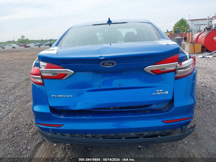 2019 Ford Fusion Hybrid Se VIN: 3FA6P0LU5KR140736 Lot: 39419685