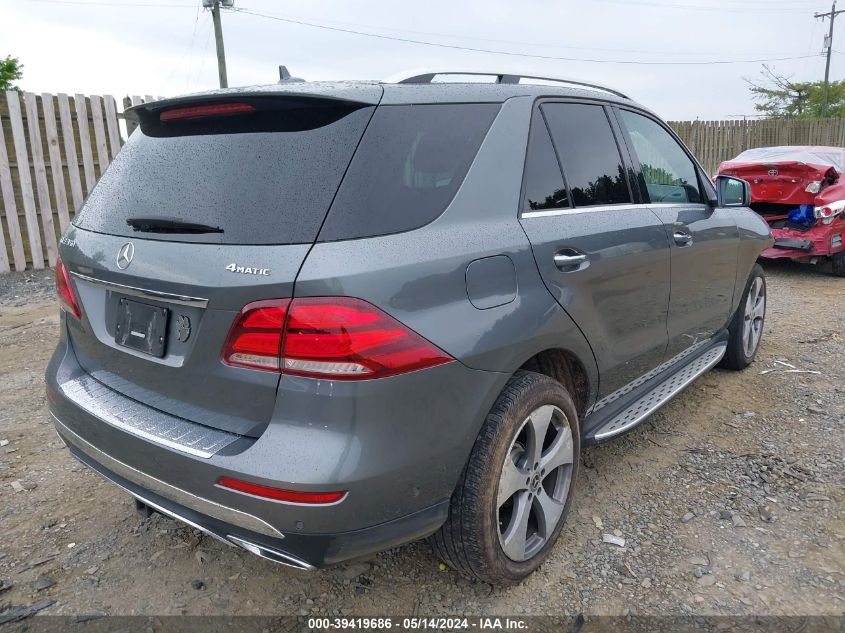 2017 Mercedes-Benz Gle 350 4Matic VIN: 4JGDA5HB6HA942380 Lot: 39419686