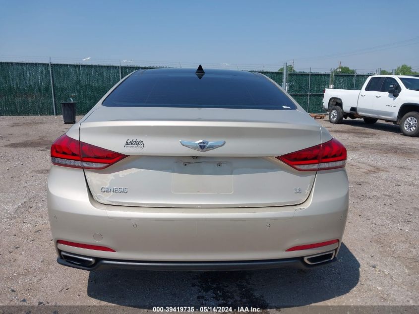 2015 Hyundai Genesis 3.8 VIN: KMHGN4JEXFU096332 Lot: 39419735