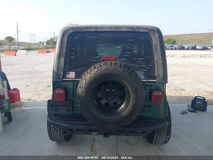 2001 Jeep Wrangler / Tj Sahara VIN: 1J4FA59S21P34842 Lot: 39419767