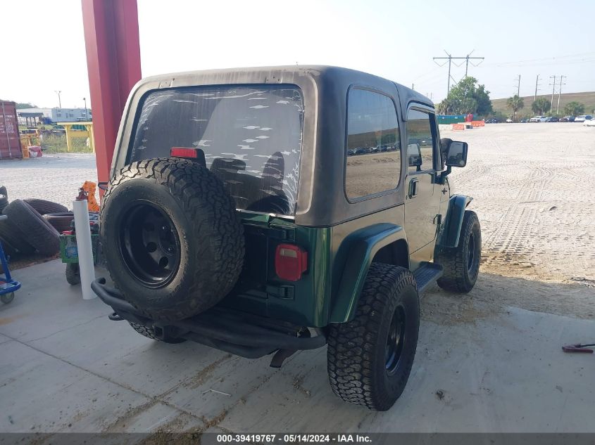 2001 Jeep Wrangler / Tj Sahara VIN: 1J4FA59S21P34842 Lot: 39419767