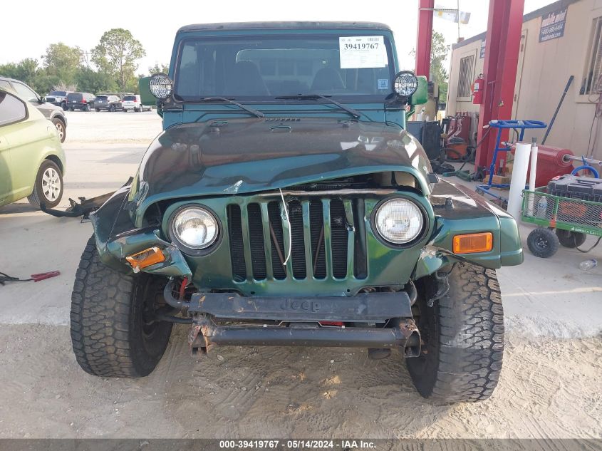 2001 Jeep Wrangler / Tj Sahara VIN: 1J4FA59S21P34842 Lot: 39419767