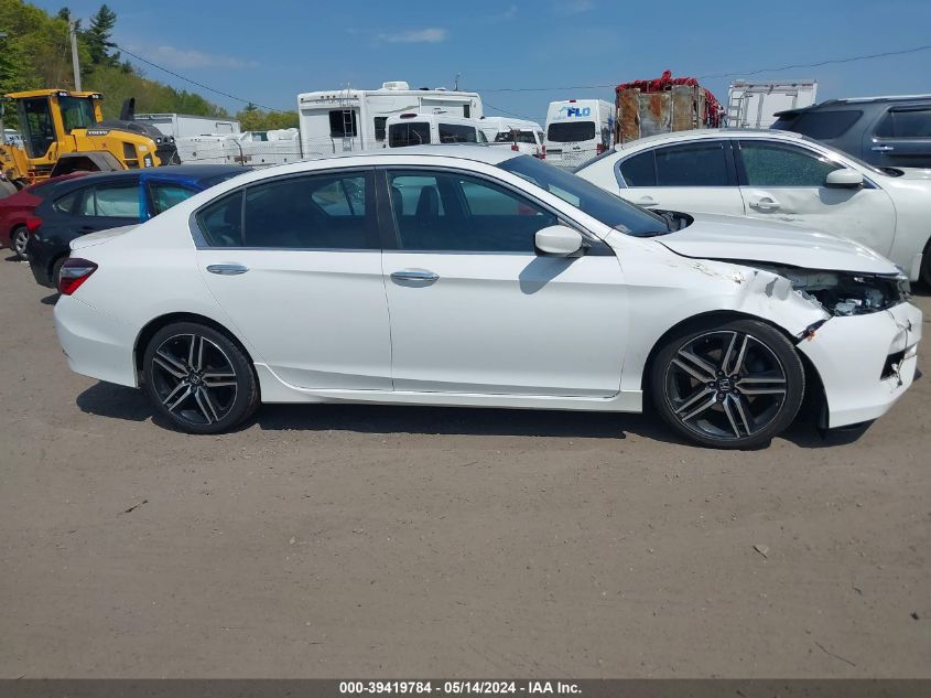 2016 Honda Accord Sport VIN: 1HGCR2F5XGA129564 Lot: 39419784