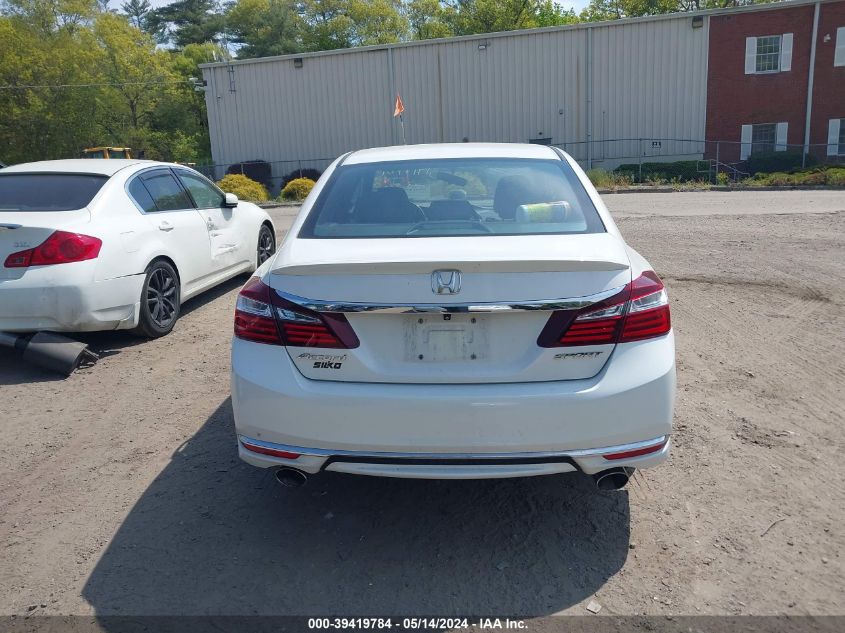 2016 Honda Accord Sport VIN: 1HGCR2F5XGA129564 Lot: 39419784