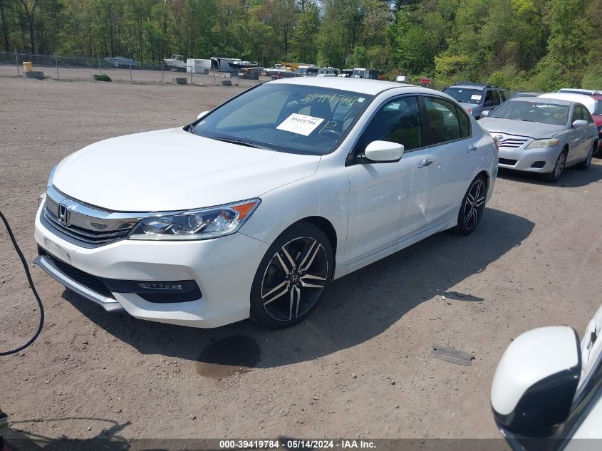 2016 Honda Accord Sport VIN: 1HGCR2F5XGA129564 Lot: 39419784