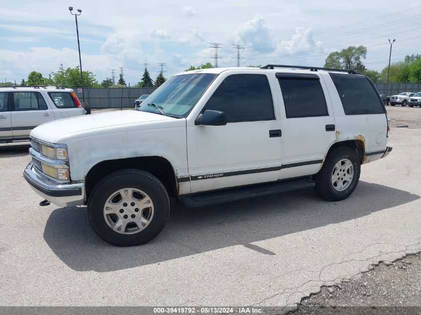 1999 Chevrolet Tahoe Ls VIN: 1GNEK13R8XJ439376 Lot: 39419792