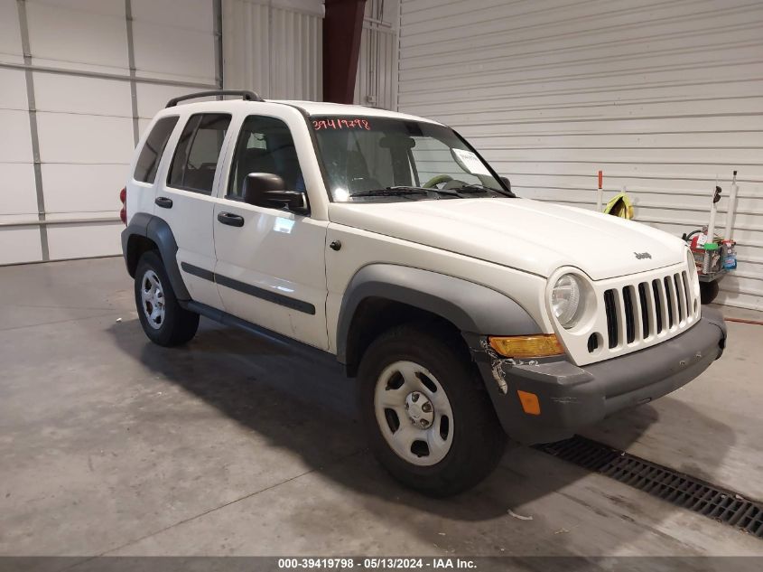 2006 Jeep Liberty Sport VIN: 1J4GL48K36W257222 Lot: 39419798