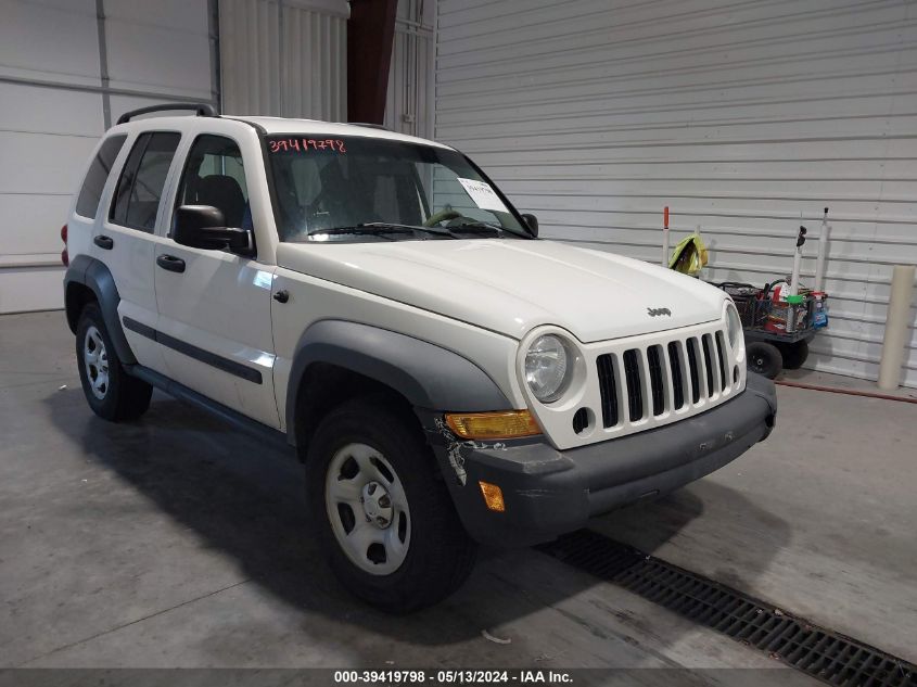 2006 Jeep Liberty Sport VIN: 1J4GL48K36W257222 Lot: 39419798