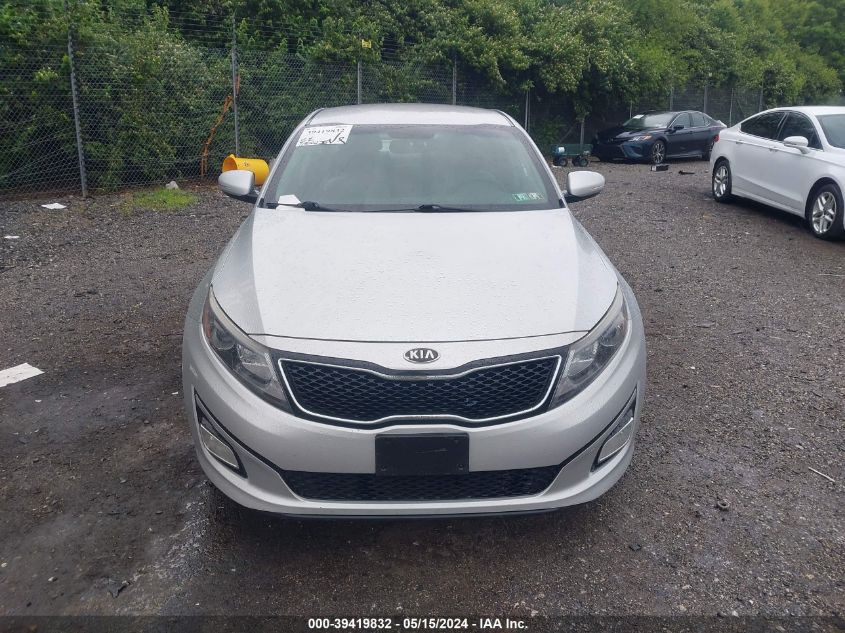 2014 Kia Optima Lx VIN: 5XXGM4A71EG272634 Lot: 39419832