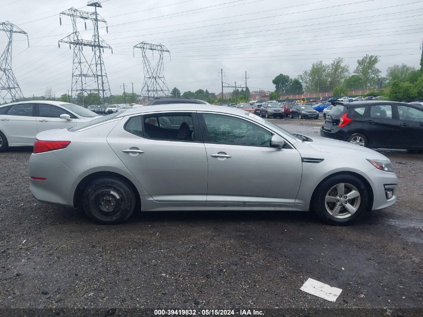 2014 Kia Optima Lx VIN: 5XXGM4A71EG272634 Lot: 39419832