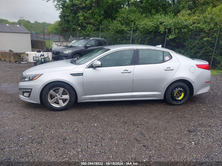2014 Kia Optima Lx VIN: 5XXGM4A71EG272634 Lot: 39419832