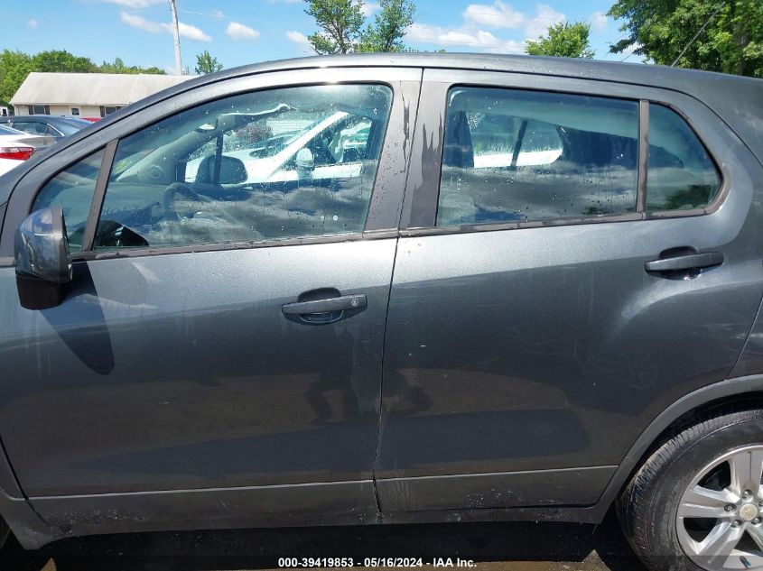 2019 Chevrolet Trax Ls VIN: 3GNCJKSB4KL395463 Lot: 39419853