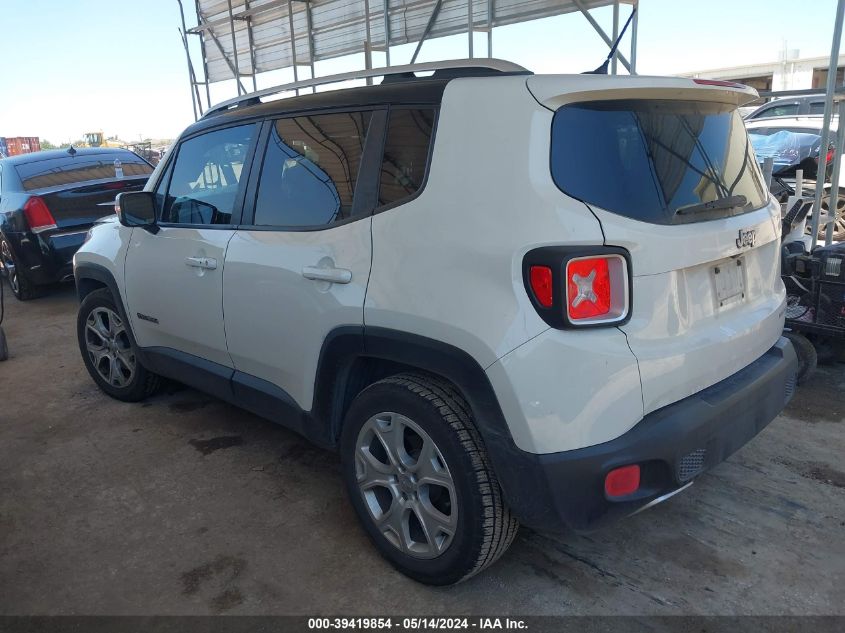 2016 Jeep Renegade Limited VIN: ZACCJADT2GPC56441 Lot: 39419854