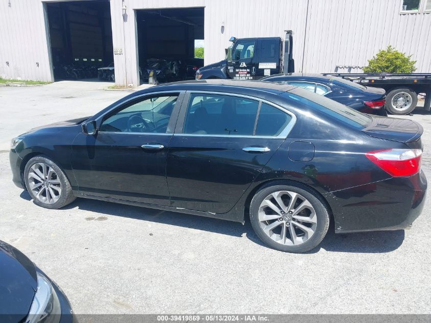 2015 Honda Accord Sport VIN: 1HGCR2F50FA130415 Lot: 39419869