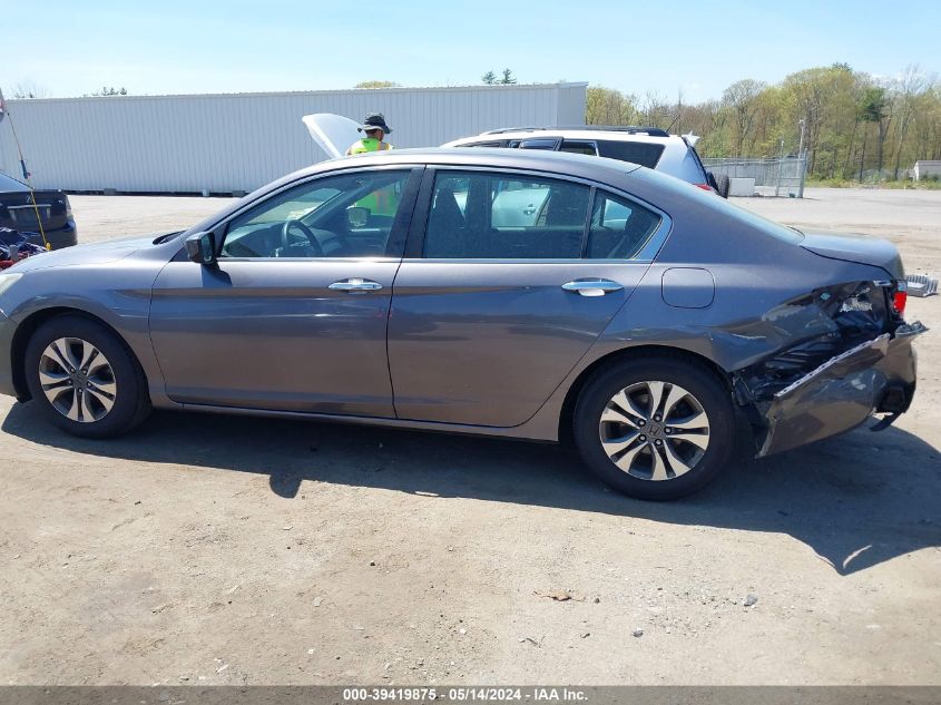 2014 Honda Accord Lx VIN: 1HGCR2E39EA105902 Lot: 39419875